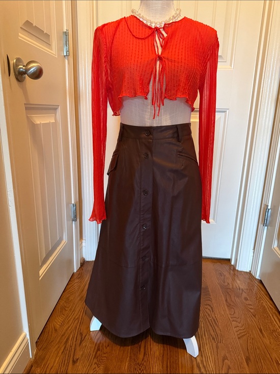 Banana Republic Dresses & Skirts - Banana Republic Brown Button-Front Maxi Skirt